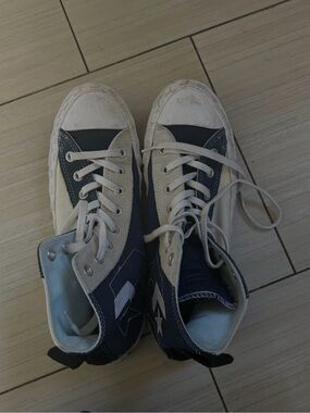 Converse Men's Navy and Blue Trainers